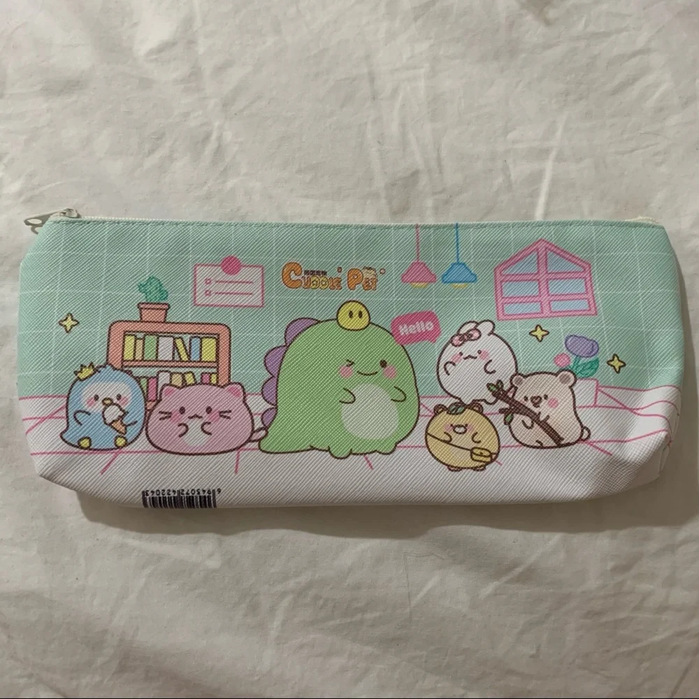 Dinosaur Family Zip Pencil Bag